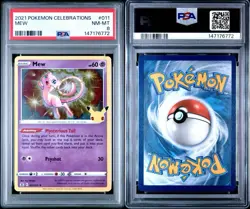 PSA 8 Pokemon 2021 Celebrations Mew 011/025 Holo - Image 3