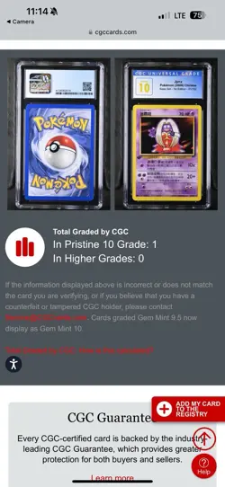 Jynx 1st Edition Base Set Chinese 31/102 Pokemon Card Pristine 10 POP 1 - Image 2