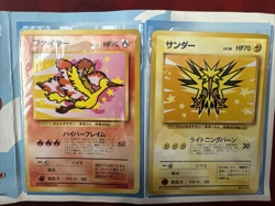 POKEMON 1999 ANA Airlines ZAPDOS & MOLTRES set of 2 w/folder Promo From Japan - Image 1