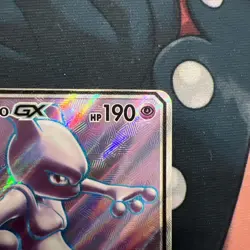 Pokemon Mewtwo GX TCG Full Art Ultra Rare Holo Card 72/73 Shining Legends - Image 2