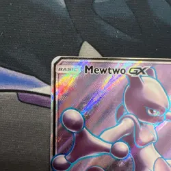 Pokemon Mewtwo GX TCG Full Art Ultra Rare Holo Card 72/73 Shining Legends - Image 3
