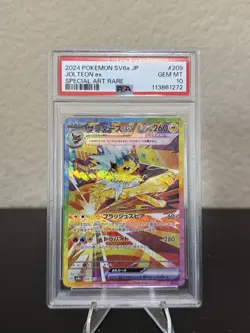 PSA 10 Jolteon EX SAR JP Terastal Festival 209/187 sv8a - Image 1