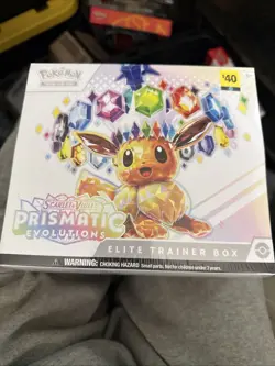 Pokemon Prismatic Evolutions Elite Trainer Box Eevee Collectors Edition - Image 1