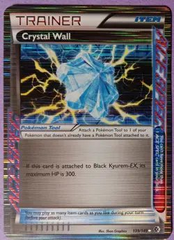 Pokemon - Crystal Wall ACE SPEC 139/149 - BW Boundaries Crossed - HOLO Rare - NM - Image 2