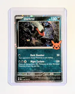 Darkrai 136/197 Cosmos Holo Rare Pokemon Trick or Trade 2024 Holofoil Pokemon - Image 1