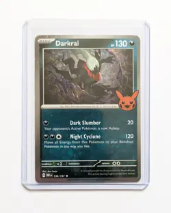 Darkrai 136/197 Cosmos Holo Rare Pokemon Trick or Trade 2024 Holofoil Pokemon - Image 2