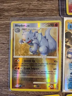 Pokemon TCG 7 Card Lot Diamond And Pearl NM,LP,MP Chichar, Rhydon, Deoxys Etc.. - Image 3