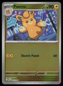 PAWMO 033/094 COMMON PHANTASMAL FLAMES POKEMON REVERSE HOLO NM/M - Image 1
