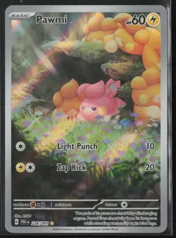 PAWMI 226/091 ILLUSTRATION RARE PALDEAN FATES POKEMON NM/M - Image 1