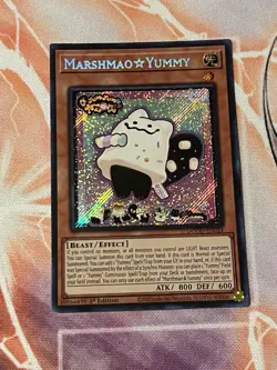 Yugioh! Marshmao Yummy DOOD-EN024 Doom of Dimensions 1st Edition NM - Image 1