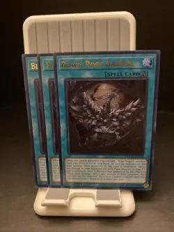 Yugioh Black Rose Garden Ultra Rare x 3 - Image 1