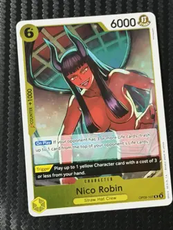 Nico Robin OP09-107 R - One Piece TCG Foil Emperors in the New World Near Mint - Image 1