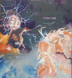 Official One Piece Playmat- Luffy & Blackbeard 2 Player Tournament Mat! - Image 1