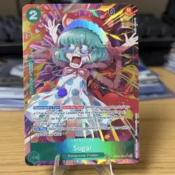 One Piece Sugar Alternate Art Foil Super Rare OP04-024 Kingdoms of Intrigue - Image 1