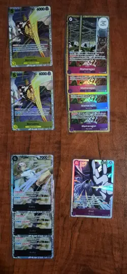 One Piece OP-15 & EB04 SR lot x38 Foil : Borsalino-Gin-Nami-Sabo-Enel-Koby +LOOK - Image 2