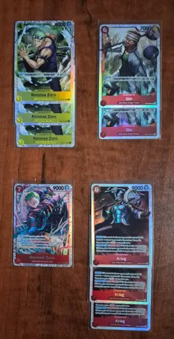 One Piece OP-15 & EB04 SR lot x38 Foil : Borsalino-Gin-Nami-Sabo-Enel-Koby +LOOK - Image 4
