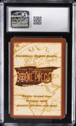 2000 ONE PIECE CARDDASS HYPER BATTLE JAPANESE #S09 LUFFY'S PIRATE CREW CGC 8.5 - Image 2