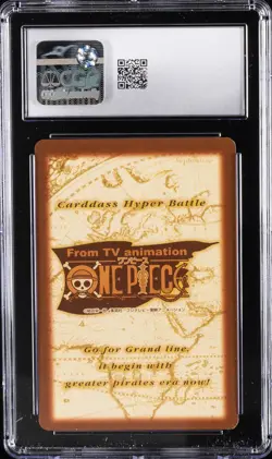 2000 ONE PIECE CARDDASS HYPER BATTLE JAPANESE 2ND STAGE FOIL #C35 LUFFY CGC 8.5 - Image 2