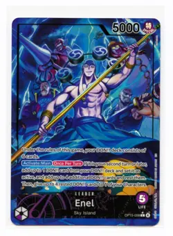 One Piece OP15 Enel Leader* OP15-058 Alt ART Foil Adventure On Kami's Island - Image 1