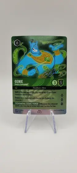 Disney Lorcana TCG: Genie - Powers Unleashed 20/P1 Disney100 Promos Holo - NM - Image 1
