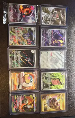 Pokemon Cards Lot of 10 (Promos, Full Arts, Illustration Rares) Near Mint - Image 1