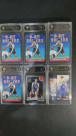 2025 Topps Cooper Flagg RC TOC 8.5 NM-MT+ Graded Card lot*6 GL15 - Image 1