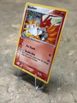 🔥 Blaziken #1/17 Holo Rare LP | POP Series 1 Vintage 2004 Pokemon Card - Image 2