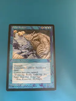 Magic the Gathering Card MTG Ice Age Polar Kraken Rare! - Image 1