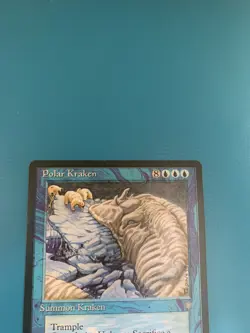 Magic the Gathering Card MTG Ice Age Polar Kraken Rare! - Image 2