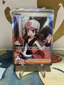 Hilda 164/086 Full Art Ultra Rare White Flare Pokemon TCG Trainer Card NM - Image 1