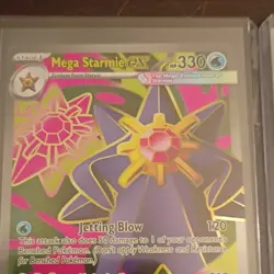 Pokemon Holo Card Lot Raticate Mega Starmie EX Dedenne Meowth EX 5 Cards - Image 3