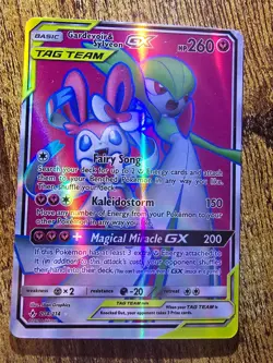 Pokemon TCG Gardevoir & Sylveon GX Full Art Holo Card 204/214 Unbroken Bonds NM - Image 1