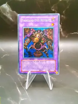 Thousand-Eyes Restrict MC1-EN004 Secret Rare Limited Yu-Gi-Oh LP Exact Card - Image 1