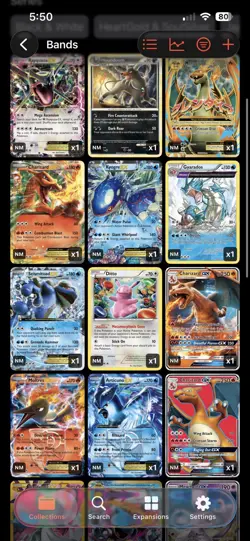 Pokemon TCG Holo EX/GX Foil Card Lot 28 Cards Charizard Kyogre Gyarados - Image 3