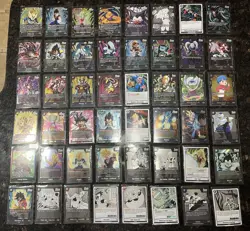 FUSION WORLD Foil Lot of 85 Dragon Ball Super Card Game | NM - Image 1