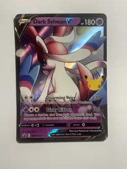 Pokemon TCG NM Dark Sylveon V SWSH134 SWSH: Sword & Shield Promo Cards Holo 2021 - Image 1