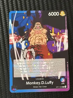 Monkey.D.Luffy s Leader - One Piece TCG - English Card Near-Mint OP11-040 - Image 1