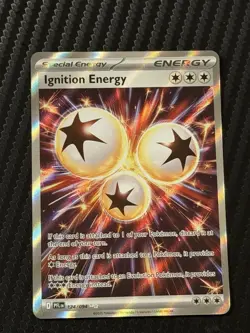 Ignition Energy 124/094 Hyper Rare Gold Special Energy Pokemon Card Near Mint - Image 1