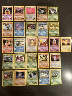 Vintage Pokemon Card Lot Gym Hero Challenge Rocket Base First Edition + Pikachu - Image 1