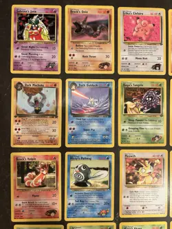 Vintage Pokemon Card Lot Gym Hero Challenge Rocket Base First Edition + Pikachu - Image 2