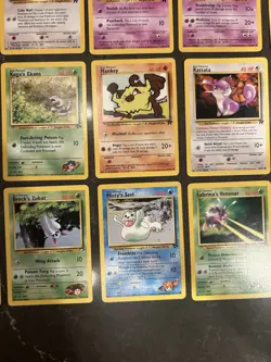 Vintage Pokemon Card Lot Gym Hero Challenge Rocket Base First Edition + Pikachu - Image 5