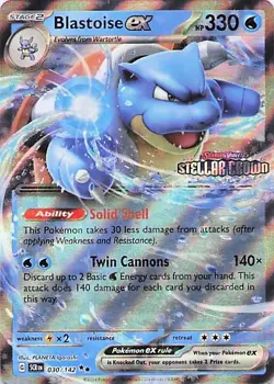 Blastoise ex (Stellar Crown Stamp) Holofoil Double Rare Miscellaneous Cards & Pr - Image 1