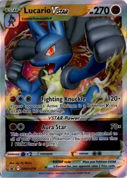 Lucario VSTAR Promo SWSH: Sword & Shield Promo Cards SWSH214 NM - Image 1