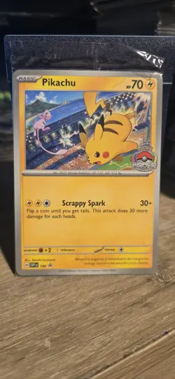 Pikachu 190 Promo Scarlet & Violet Promo NM Pokemon Card - Image 1