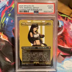 2025 MTG FINAL FANTASY COMMANDER #0206 TIFA, MARTIAL ARTIST PSA 10 - Image 1