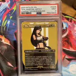 2025 MTG FINAL FANTASY COMMANDER #0206 TIFA, MARTIAL ARTIST PSA 10 - Image 4