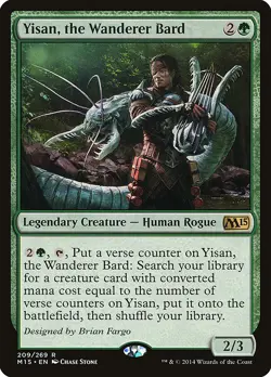 MTG Yisan, the Wanderer Bard ** Magic 2015 ** English (NM) - Image 1