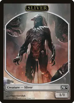 MTG Sliver ** Magic 2014 Tokens ** English (NM) - Image 1