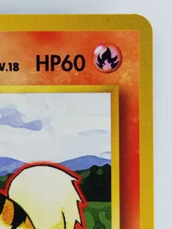 Growlithe Japanese Pokemon Card Nintendo No.058 LV.18 HP.60 TCG Base Set - Image 3