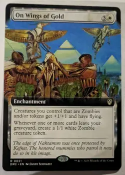 On Wings of Gold (Extended Art) Commander: Aetherdrift - MTG RARE - Image 1